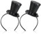YOYEAH 2 Stück Mini Zylinder Haarreif Set - Mini Hut Haarreif für Karneval und Mottopartys, Schwarzer Haarreif mit Zylinder und Fliege, Mini Zylinder Hut Kopfschmuck
