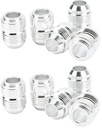 CFTGIW M Raccordo A Saldare A 10 Pezzi AN10 Filettatura M Billet con Diametro 3 4 Pollici M Filettatura A Saldare su Tappo Adattatore Universale in Alluminio M Raccordo A Saldare