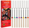 8 PCS Marshmallow Toasting Forks, Smores Sticks for Fire Pit, Telescoping Marshmallow Roasting Sticks Barbecue Forks for Hotdog Hot Dog Bonfire Smores Skewers for Open Fire Pits Campfire Camping