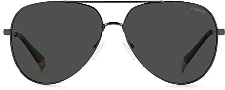Polaroid Unisex PLD 6187/s Sunglasses, KJ1/M9 DK Ruthenium, 60