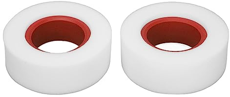 Nurnesy 2 stycken RC däckskum dubbla steg mjuka skuminsatser reservtillbehör för 2,2 tums däck 1/10 1/8 RC Crawler (röd)