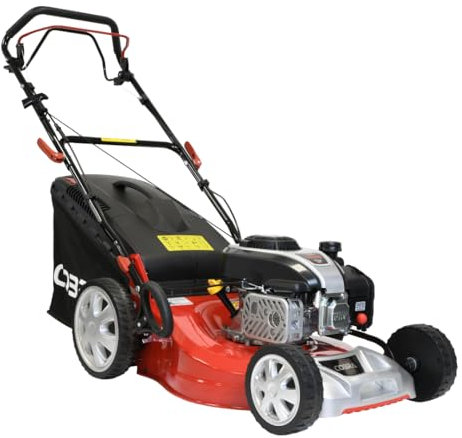 Cobra M46CVX 18 (46cm) Push Petrol Lawnmower – 131cc DG500 Engine, 7 Cutting Heights, 60L Grass Bag, Steel Deck, Edge Cutting