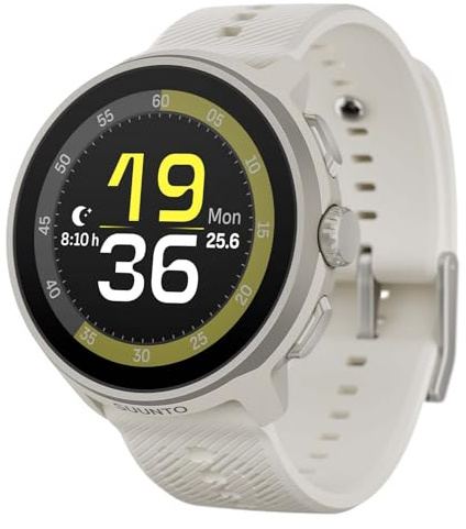 Suunto Run Reloj GPS Running, Pantalla Táctil AMOLED 1,32'', Ligero, Multideporte, Monitor Actividad, GPS Preciso, Seguimiento Cardíaco/Sueño, 12 Días Autonomía, 4GB Almacenamiento Música