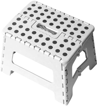 Marche Pied Pliable - Tabouret Pliant - Marche Pied Camping Car | Plateforme Sécurisée Support Charge Max 150 Kg | Épais Antidérapant pour Intérieur Extérieur Maison Jardin Camping