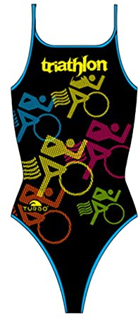 TurboTronic Triathlon Bicis - Bikini da Donna Nero L