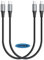 HOTNOW USB C auf Micro USB Kabel 0.5m 2 Stücke, USB Typ C auf Micro USB Kabel Schnellladung und Datensynchronisierung