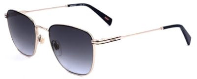Levi's Unisex Lv 1016/s Sunglasses, LKS/GB Gold Blue, 52