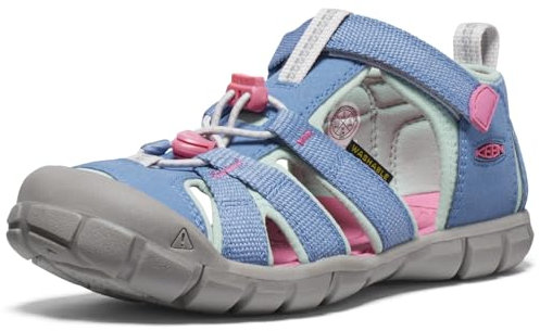 KEEN Seacamp 2 Cnx Unisex Kinder Sandalen, Coronet Blue Hot Pink, 34 EU