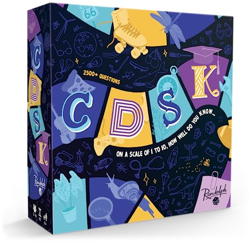 Randolph CDSK | Trivia Party and Team Game | Ages 14+ | 2 to 16 Players | 45 Minutes