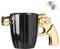Revolver-Becher-Kaffeetasse, neuartige Keramik-Cool-Gun-Tasse for Männer, modische Keramik-Kaffee-Teetasse, Gun-Shape-Griff-Becher-Geschenke for Männer(Gold)