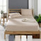 Veluna Home Premium Spannbettlaken 160x200 cm – Beige - 100% Baumwolle Spannbettlaken 150g/m², Oeko-TEX Zertifiziert, Bettlaken Jersey, Spannbetttuch, Matratzenhöhe bis 30 cm
