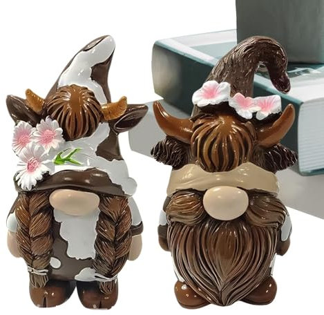 FVPKYUR Gnomhartsfigurer, gnom-figurer | Gnomenharts figur bordsskiva staty | mångsidiga små dvärgar hittar tillbehör för utomhuslandskap utomhus