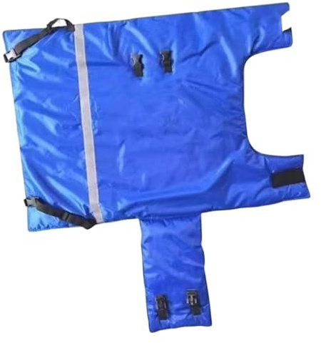 Colcolo Vêtements Chauds pour Mollets, Bleus, Coupe-Vent, Accessoires résistants au Gel, Couverture chauffante pour Mollets, XL étanche