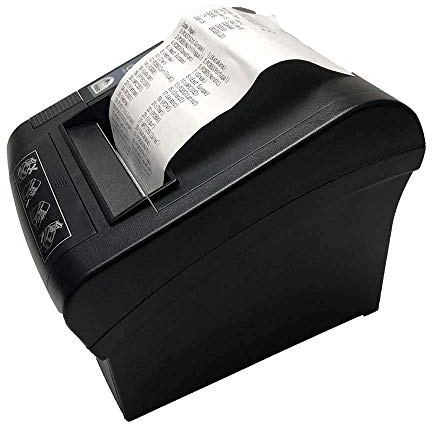 NETUM Stampante POS Wi-Fi con Taglierina Automatica, Stampante Termica 80 mm, Porte USB WiFi, Compatibile con Cassetto Portadenaro, ESC/POS, Modello NT-806