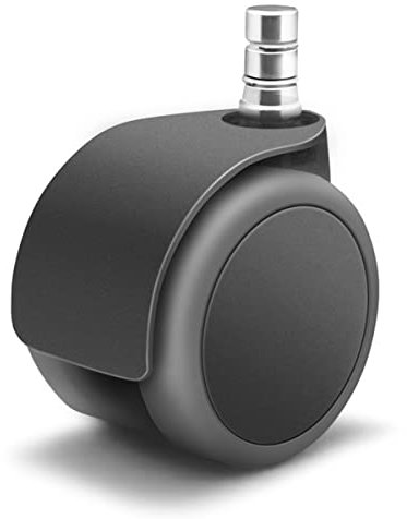 SITWELL STEIFENSAND Premium Bürostuhlrollen groß für Hartböden – Sitzlastgebremst, Langlebig, 5er-Set