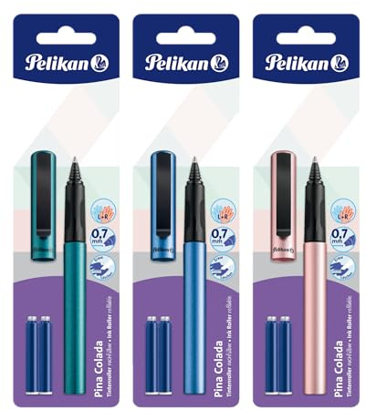 Pelikan Tintenroller Pina Colada inkl. 3 Standard-Tintenpatronen, 1 Stück - Zufallsfarbe, kein Farbwunsch möglich