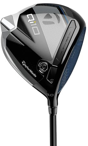 TaylorMade Golf Herren Qi10 Driver Qi10-Treiber, Silber