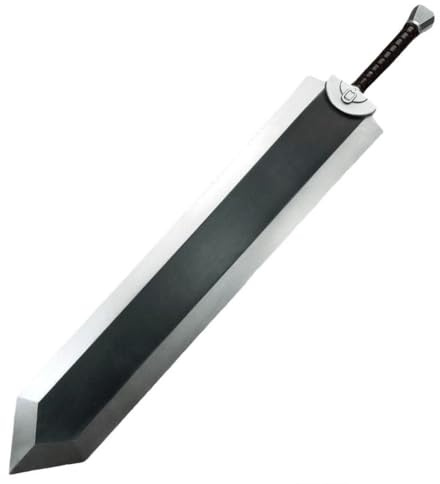 Zhongkaihua Épée Griffith/Guts - 102 cm - Épée lourde à une main pour Halloween, cosplay, accessoires d'arme, de jeu de rôle de Comic Con