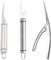 NIYATA 3 Pièces Crevettes Couteau, Multifunctional Shrimp Like Fish Maw Knife,Acier Inoxydable Éplucheur de Crevettes,Clip de Ligne Crevette,Gadget Cuisine pour des Produits Tels que les Crevettes