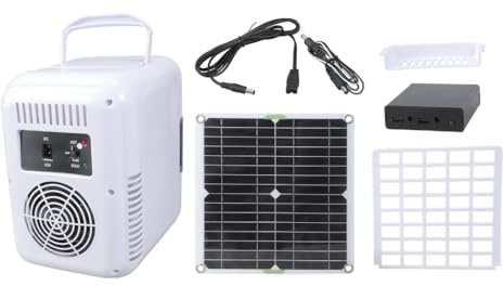 Kalttoy Uprgades Solar Kühlbox Tragbarer Solar-Kühlschrank für Outdoor-Enthusiasten