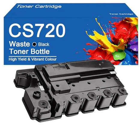 Réservoir de Toner usagé CS720 de Remplacement pour imprimantes Lexmark CS720de, CS720dte, CS725de, CX725de, CX725dhe et CX725dthe.,CS720-1Pack