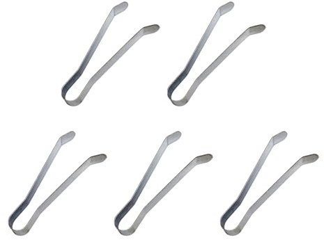 Générique Snuffer - Spegnimento a candela, 5 pezzi, in acciaio resistente al calore, spendiere a candela con morsetto in metallo, regalo per la casa, , gli amici della famiglia