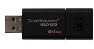 Kingston G3 DataTraveler DT100G3/64 GB, chiavetta USB 3.0 da 64 GB - 2 pezzi