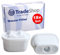 Trade-Shop 18x Filterkartuschen für Aqua Optima Evolve, Lauson AWF102 AWF103, Laica Bi-Flux, kompatibel mit ClaroSwiss 30000004, AquaHous, AmazonBasics Wasser-Filter