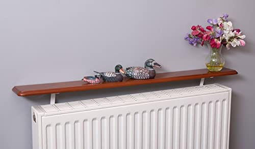 Greenhurst Easy Fit Radiator Shelf Oak 115.5CM,Rectangular,4603