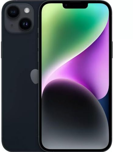 Apple iPhone 14 Plus, 128GB, Midnight - Unlocked (Renewed)