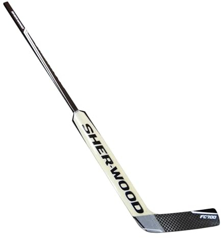 NHL Ishockey Goalie kompositracket Shervood FC700 mellanliggande (röd, modell – 41, käpphöjd – INT 24 tum, vänster sida)