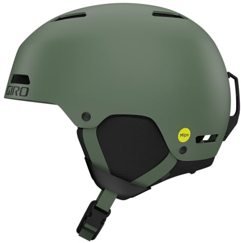 Giro Ledge MIPS - Casco da sci - Casco da snowboard per uomini, donne e ragazzi, verde siepe opaco, L (59-62,5 cm)