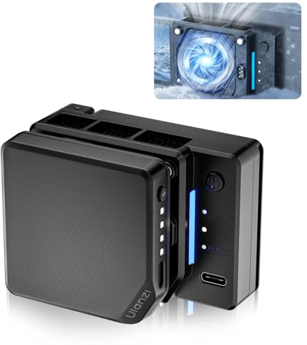 ULANZI CU01 Camera Cooling Fan, Refroidisseur d'appareil photo avec Batterie 3300mAh et charge de type C, Ventilateur de l'appareil photo Système de Refroidissement pour Sony pour Fujifilm Cameras