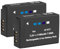 Lithium Battery LP-E17 LPE17 Full Decode Camera Battery ，Compatible For Canon R8 R10 R50 RP 850D 800D 760D 750D 200D 77D M6 M5 M3 200D M6II II(2 Pcs Battery)