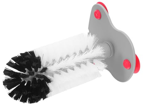 TOGEVAL Cepillo para Tortugas con Ventosa, Herramienta de Limpieza para Reptiles, Cepillo de Caparazón en Tonos Oscuro y Claro, Cerdas Suaves para Terrarios y Acuarios, Accesorio