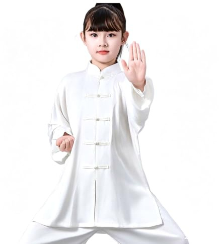 TREWQ 1 set Tai Chi-kläder, traditionell Kung-Fu-uniform, lätta kinesiska kampsportkläder för barn