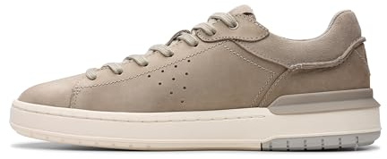 Clarks Courtlite2 Run Mens Grey Nubuck, 7.5