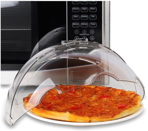 LOPEZTEK Microwave Splatter Cover, Flippable Microwave Cover for Food, Microwave Oven Splatter Guard, Microwave Plate Cover Lid, Dish Heating Cover(11.5 Diameter)
