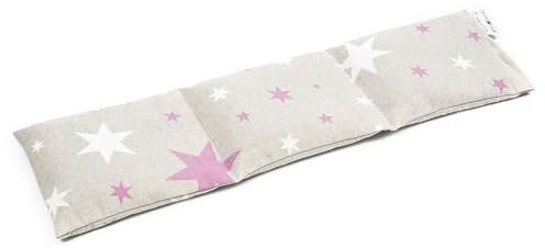 TERMOSAK Cuscini termici naturali con semi di soia verde e lavanda, 45x14, cuscino termico microonde/freezer, impacco caldo/freddo, molto resistente. (04 - Stelle, 45x14)
