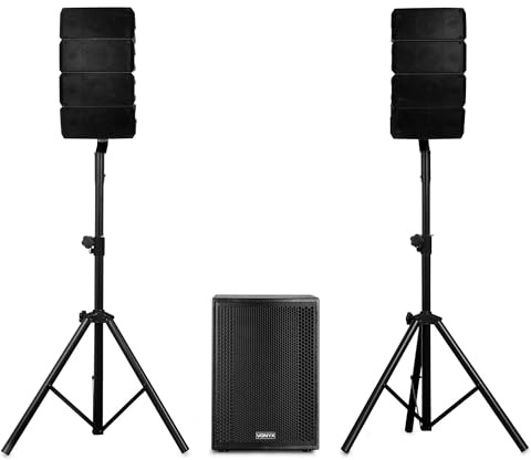 Vonyx VX915 - Sistema PA Line Array 2.1 con subwoofer de 15 Pulgadas Activo