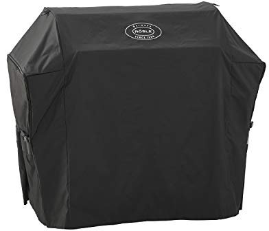 RÖSLE Abdeckhaube BBQ-Station VIDERO G6/G6-S, Hochwertige Schützhülle aus 100% Polyester mit PU-Beschichtung, praktischer Reißverschluss, wetterfeste Abdeckung, Schwarz