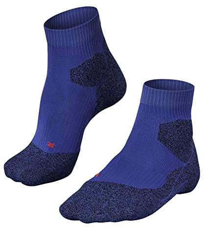 FALKE RU Trail M SO respirantes anti-ampoule 1 paire, Chaussettes de course Homme, Bleu (Athletic Blue 6451), 46-48