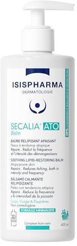 ISISPHARMA SECALIA - ATO Crema de ducha - Pieles secas y con tendencia atópica - Proporciona un efecto barrera desde la limpieza - Nutre, calma el picor y protege la piel - Fabricado en Francia