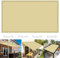 Balkonbespannung Reißfest 140 x 180 cm Sonnenschutz UV Schutz Windschutz, Sonnenschutz- Und Wetterschutz-Markise für Terrasse, Deck, Pergola, Sandgelb