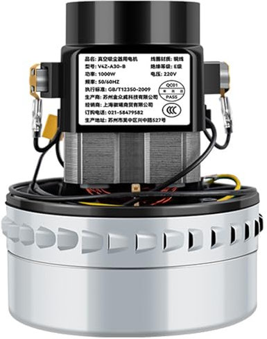 Eficiente motor seco y húmedo 1500 W 50 Hz accesorio de aspirador de agua con textura metálica