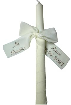 Vela de bautizo (Beig)