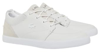 Lacoste - Mens Bayliss 119 1 U CMA Sneakers, 10 UK, White/White