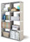 WOWZILLA Regal Standregal Regale DVD Regal Schrank Regal Regale Wohnzimmer Bücherregal Tragrbar 8-Fach Würfelregal Raumteiler Flur Regal Offenes Regal Ideal für Bücher Grau