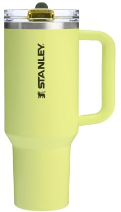 Stanley Quencher ProTour Flip Straw Tumbler with Leakproof Lid 40 oz | Built-In Straw and Handle | Cup Holder Compatible for Travel | Insulated Stainless Steel Cup | BPA-Free | Prickly Pear