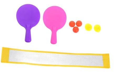 SKISUNO 1Set Mini Tabletop Table Tennis Game Set Portable Pong Board with Rackets and Net for Indoor Activity for Family Fun and Interaction Present